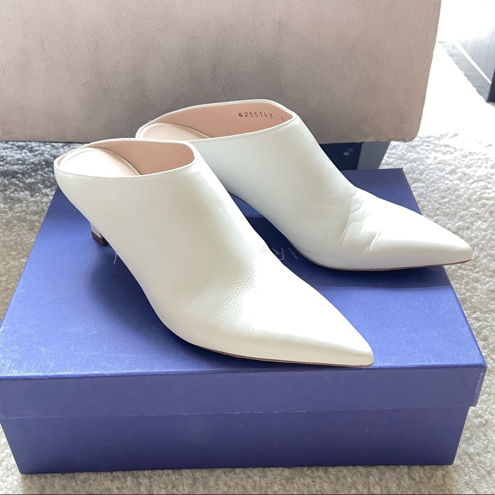 STUART WEITZMAN WHITE SHOES